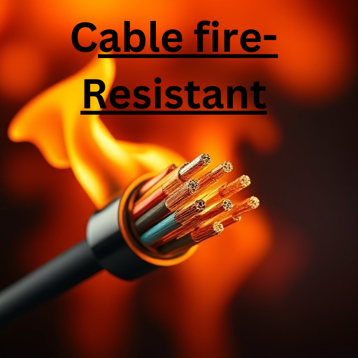 How do you make a cable fire resistant?